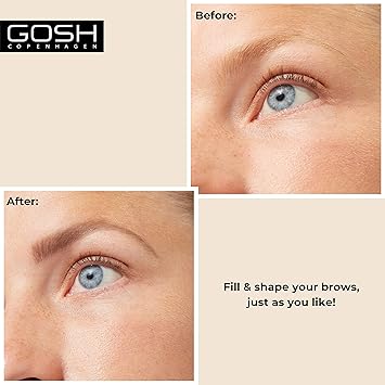 Gosh Eyebrow Pencil 3 Colour Color Greybrown - Image 3