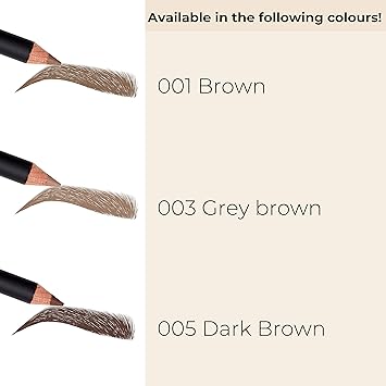 Gosh Eyebrow Pencil 3 Colour Color Greybrown - Image 5