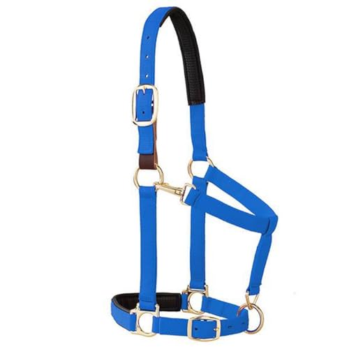 Weaver Equine Breakaway Horse Halter, Comfort Foam Padding, Adjustable Chin & Throat Snap Halters for Horses, Equine Tack,Average Size, Purple - Image 2