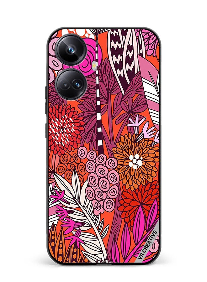 VR CREATIVE Protective Case Cover For Realme 10 Pro Plus Flowers Design Multicolour - Image 1