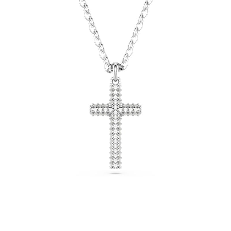 Swarovski Insigne pendant Pav Cross Clear Rhodium Finished - Image 2