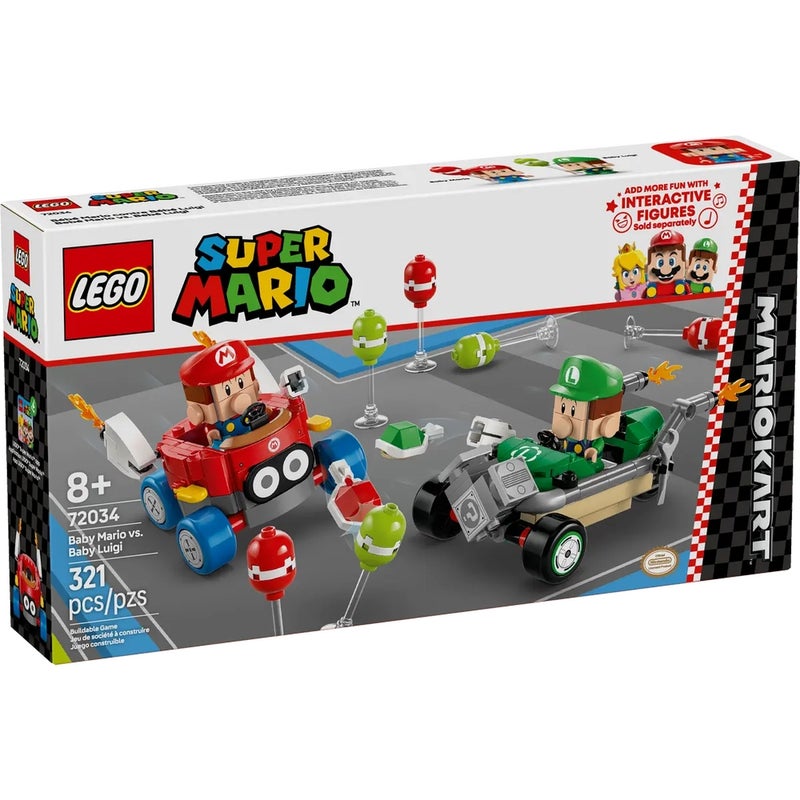 LEGO - Super Mario Baby Mario vs. Baby Luigi 321 Pieces - 72034 - Image 1