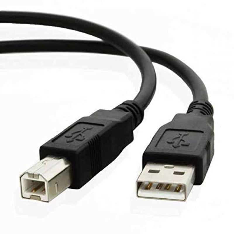 CREST 1.5m A To B Printer Cable - Black, IEEE-1284 Compliant, Compatible with Most Devices