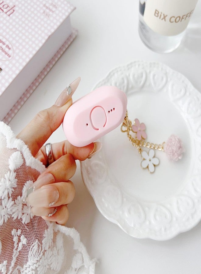 OTOPO Cute Case for Airpods 4 Cover for Girl Women with Pom pom Flower Keychain & Cleaner Kit, Soft Silicone Airpods iPod 4th Gen Protective Cover Skin for Airpod 4 2024 - Image 4