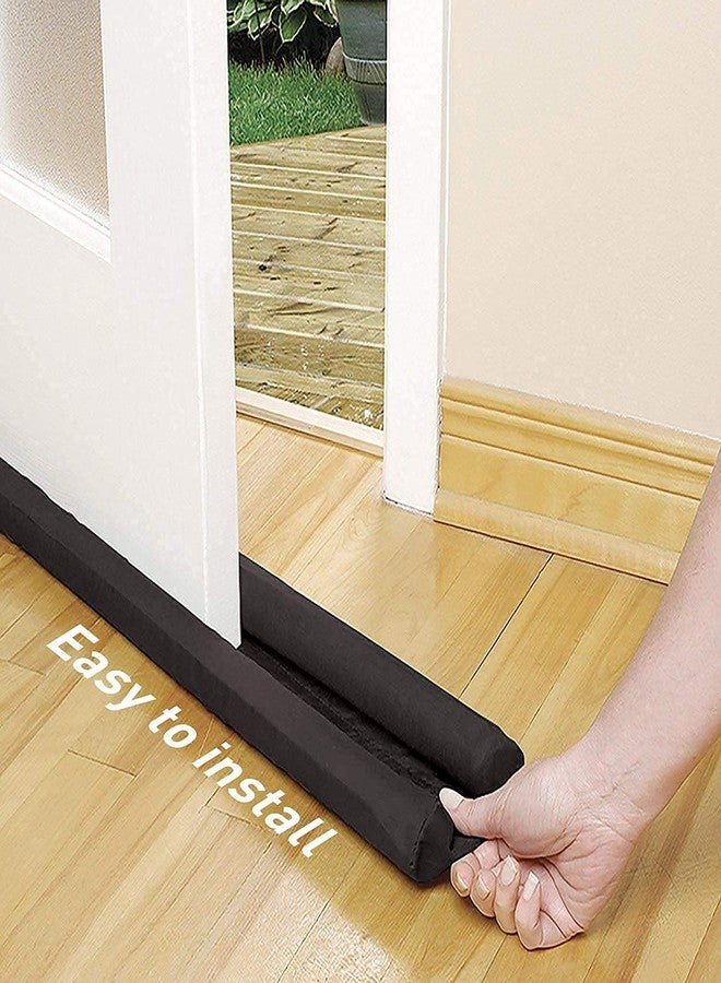 Six Sigma Door Guard Gap Filler (Pack 3) for Door Bottom Seal Strip - Sound-Proof, Reduce Noise, Energy Saving Door Stopper for Reduce Door Dust, Insects Protector (Set of 3) - Image 1
