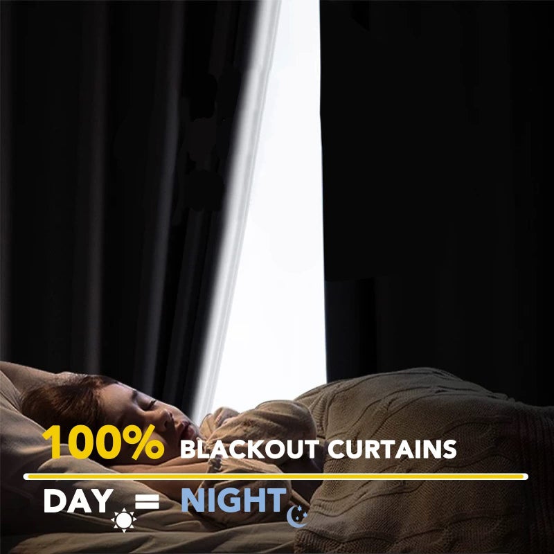 100% Blackout Shield Linen Blackout Curtains 72 Inches Long 2 Panels Set  Clip Rings/Rod Pocket Blackout Curtains  Black Out Curtains & Drapes for Bedroom  50 inches Wide Each Panel  Dark Gray - Image 3