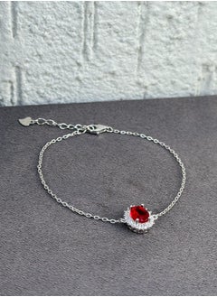 Ruby Halo Gemstone