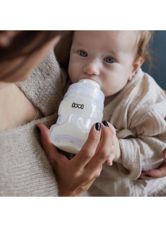 LOVI Medical+ BPA-Free Anti-Colic Bottle Mini Flow 0m+ 150ml - Image 4