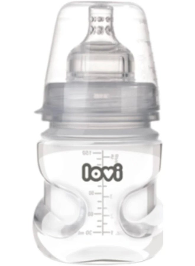 LOVI Medical+ BPA-Free Anti-Colic Bottle Mini Flow 0m+ 150ml - Image 1
