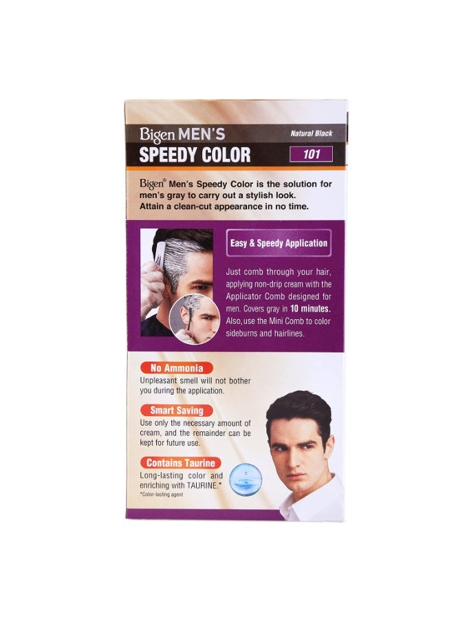 Bigen Men's Speedy Color, Hair Color, 80g - Natural Black 101 (Pack of 1) - Image 4