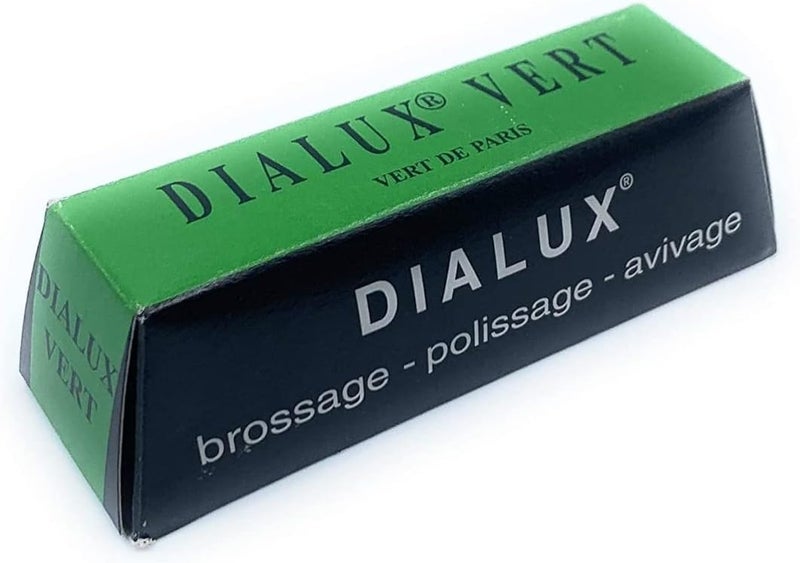 SWISSO SWISSO DIALUX One Bar of Green Vert with Mounted Felt Buff for Jewelers Polishing Pack of 1  - Image 2