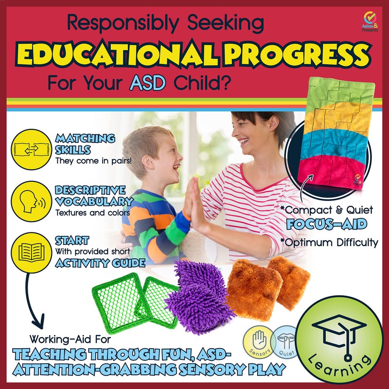 Autism & Prosperity التوحد والازدهار: أدوات تعليمية هادئة وحسّية ضرورية لفصول التعليم الخاص - ألعاب التوحد، منتجات هادئة للتوحد وهدايا، ألعاب حسّية للأطفال المصابين بالتوحد من أعمار 3 4 5 7 8 12 - Image 4