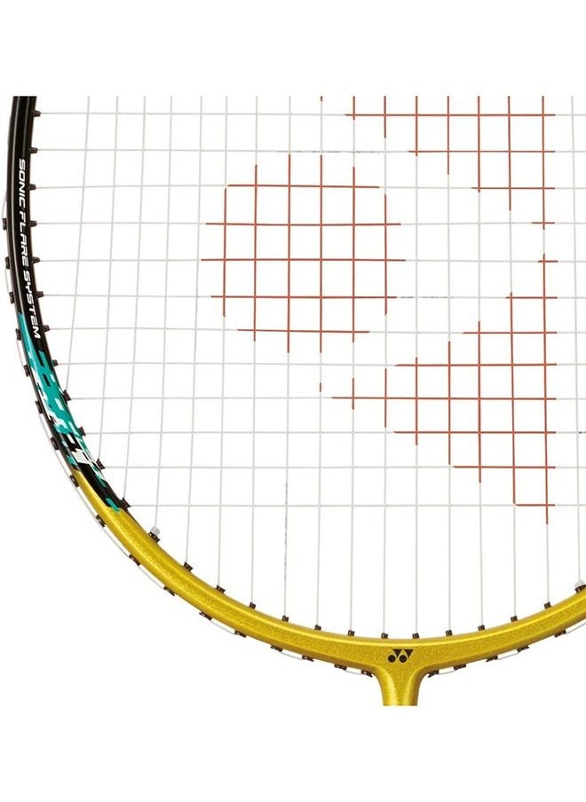 Yonex نانو فلير 001 ذهب أسود شفاف 5U G5  - Image 3