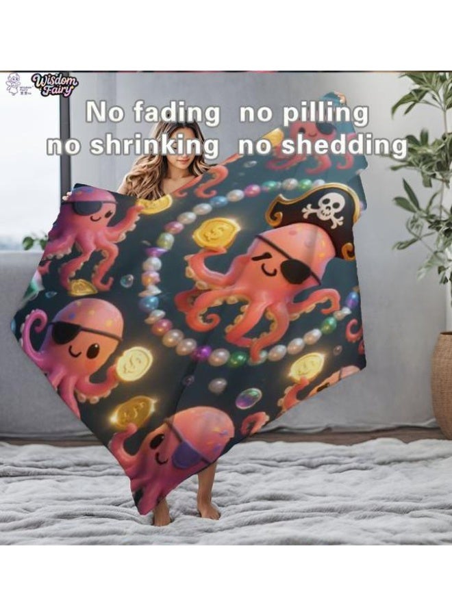 general Wisdom Fairy (latest) flannel thin blanket (warm and comfortable, suitable for sleep, game use, dust and sandproof) 150cm*200cm - 85 - Image 1