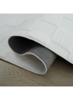 Home Box Zara Eela Jacquard Rabbit Fur Rug 150 x 60 cm  - Image 5
