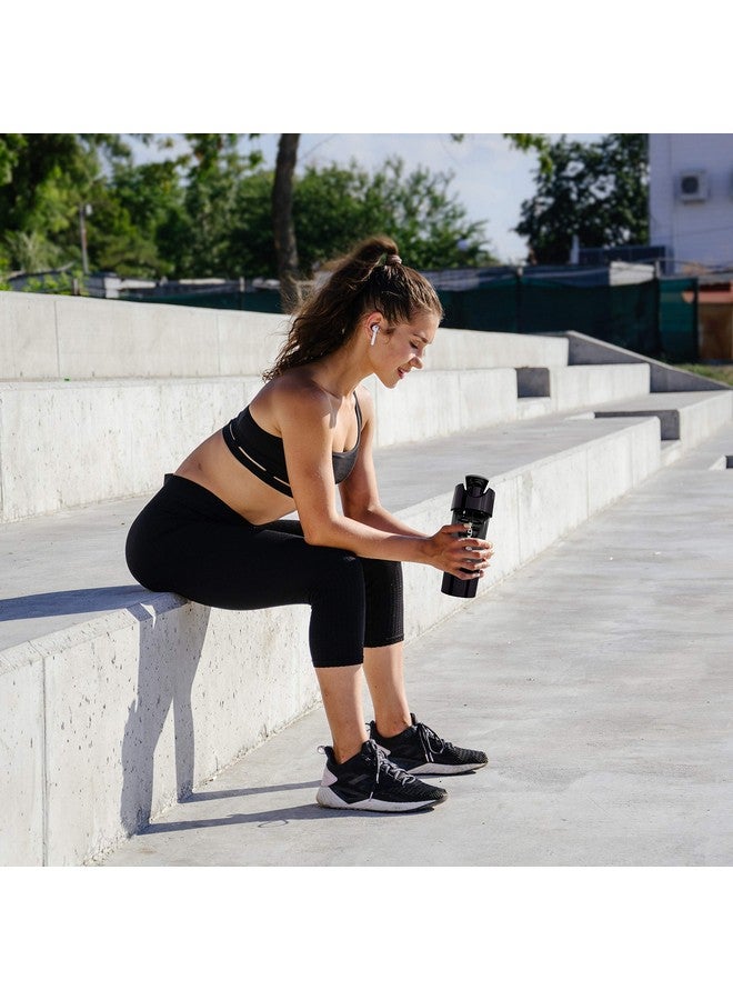 BOLDFIT زجاجة شايكر برو سايكلون من بولد فيت 500 مل مع حجرة إضافية، ضمان 100% ضد التسرب، مثالية للبروتين، قبل التمرين و BCAAs، زجاجة مصنوعة من مادة خالية من BPA (أسود) - Image 4