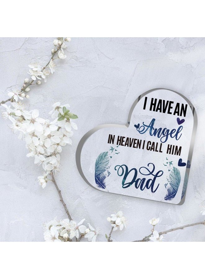 Toerifer Sympathy Gifts - Heart Shape Acrylic Memorial Bereavement Gifts, Acrylic Paperweight Remembrance Decorations Funeral Grief, Condolence Memorial Gift for Loss Loved One 17 - Image 3