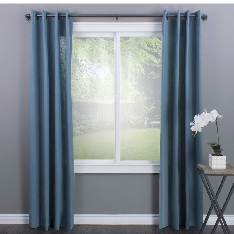 Decopolitan Industrial Wrap Around Telescoping Curtain Rod Set, 72-144", Bronze - Image 2