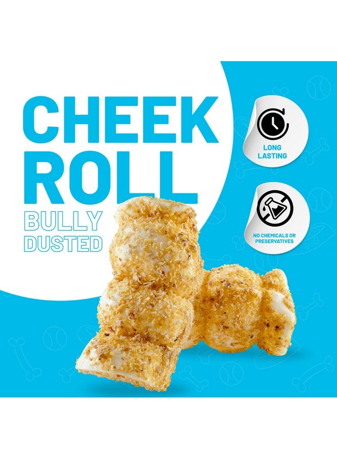 Sitka Farms Beef Cheek ROLL 5-6" Extra Thick Dog Chew Bones No Rawhide Sourced from Free Range Grass Fed/Healthy Teeth and Gums for Small Medium and Large Dogs (4 Count (Pack of 1), Bully Dusted) - Image 2
