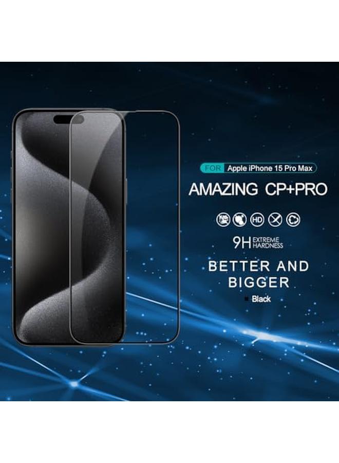 Nillkin Cp Plus Pro Anti Explosion Glass Screen Protector 0.33Mm 2.5D Designed For Iphone 15 Pro Max Black - Image 5