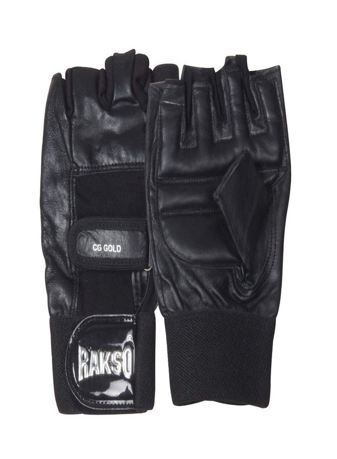 RAKSO RAKSO Gloves for Weight Lifting and Exercises | Wrist Wrap Support for Weightlifting| Crossfit | Pull ups | Workout | Hand Grips | Powerlifting | Palm Protection, - Image 2