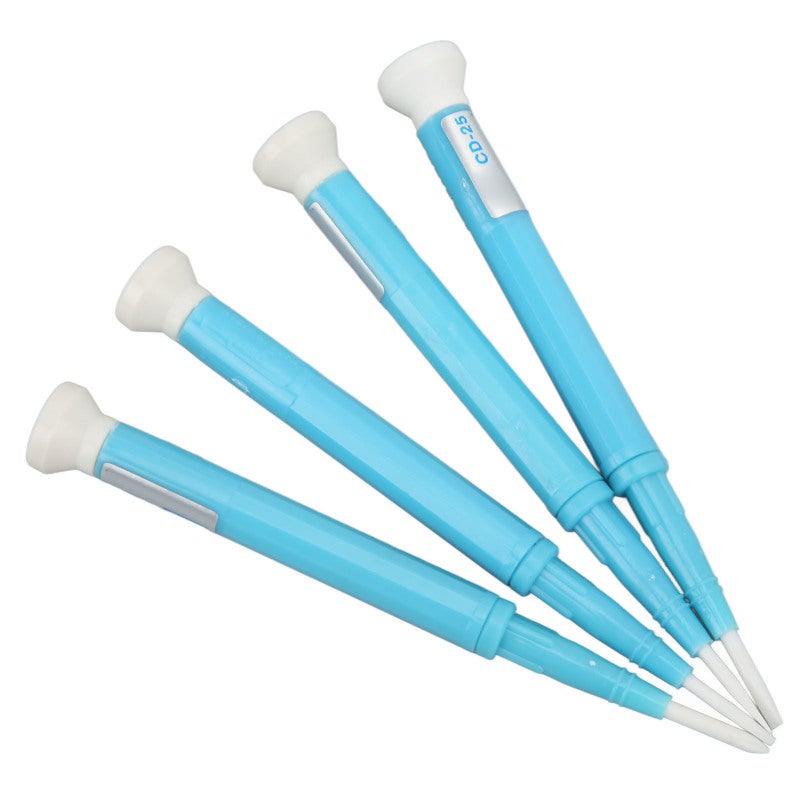 Goot Ceramic Screwdriver Set 1.3mm 1.8mm 2.6mm Slot Widths High Hardness Zirconia Ceramic Screwdriver - Non-Conductive Insulated Adjustment Tool for Electronics - Image 4