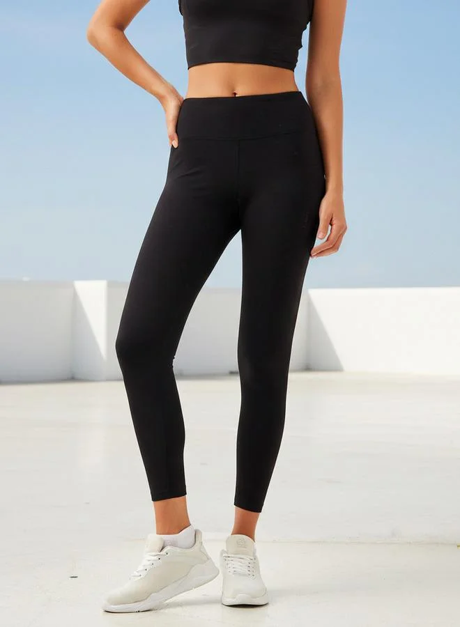 Women Performance Elastic Waist Leggings