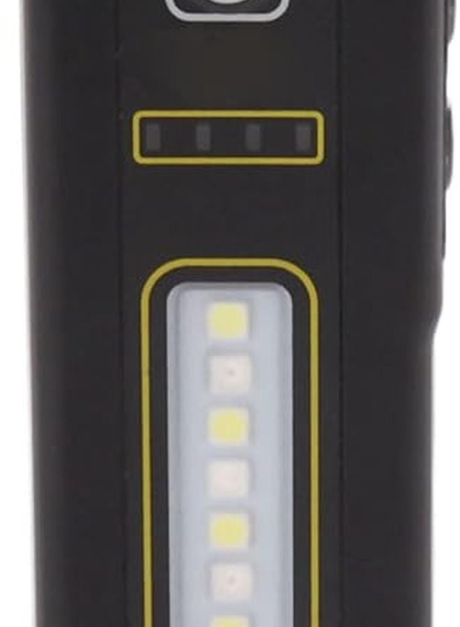 Magnetic Pocket Flashlight High Brightness Portable Flat Light For Outdoor Camping Black - Image 3