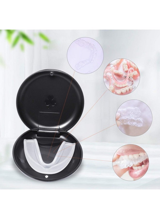 ZIZNBA (2 Pack) Retainer Casesolid Orthodontic Retainer Caseblack  - Image 5