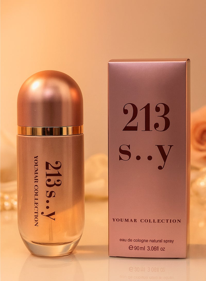 YOUMAR Luxury Perfume for Women Youmar Collection No. 213 90ml | Long Lasting Womens Perfume with Sweet, Vanilla & Musky Floral Blend Notes | Elegant Everyday Fragrance - Image 3