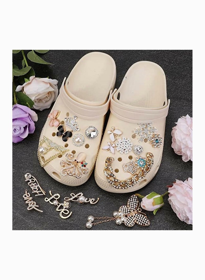 Bluejw Shoe Charms Fits for Clog Sandals Decoration Kids Girls Women Mack Up Party Favors Birthday Gifts Kits Different Models 20Pcs - Image 2