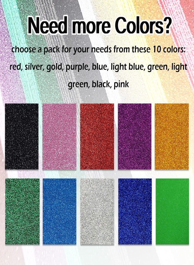 SALEMAR Pink Glitter Foam Sheets for Craft Making, 10 Packs Thick Sparkle EVA Papers, Sticky Papers for School Projects, 30 X 20cm - Image 4