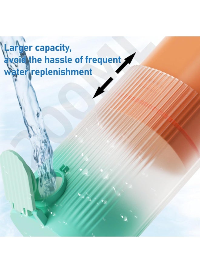 Portable Water Flosser for Teeth Travel Mini Small Water Flosser Compact Electric Oral Irrigator Dental Flossing for Teeth Cleaning Cordless Advanced Tonsil Stone Kids Adults Braces - Image 2