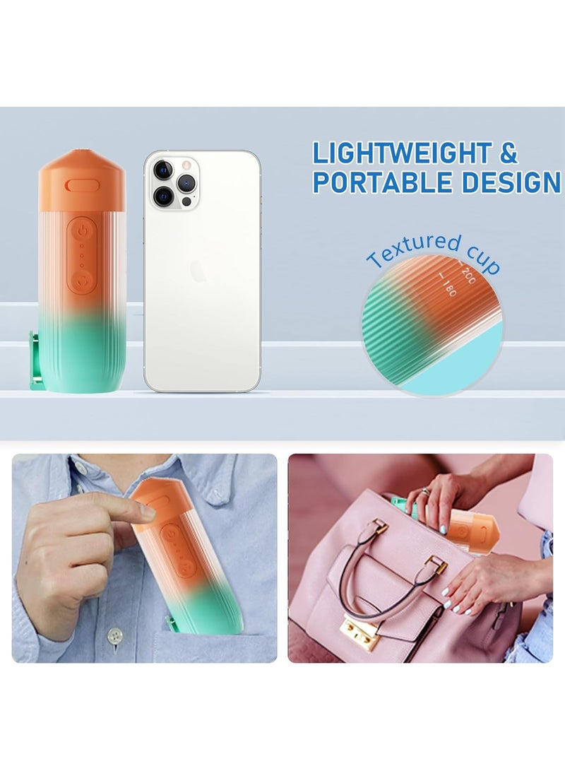 Portable Water Flosser for Teeth Travel Mini Small Water Flosser Compact Electric Oral Irrigator Dental Flossing for Teeth Cleaning Cordless Advanced Tonsil Stone Kids Adults Braces - Image 5