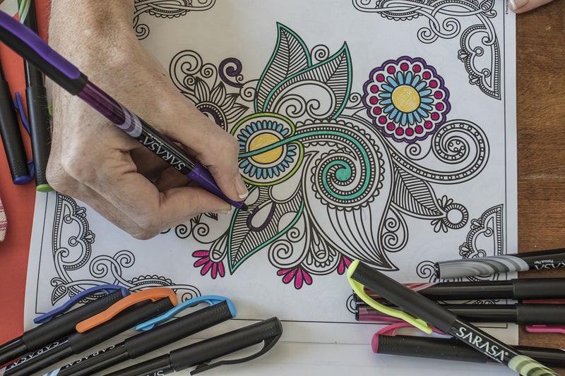 Zebra Pen Zebra Sarasa Fineliner Pen 0.8mm, Violet (66180) - Image 5