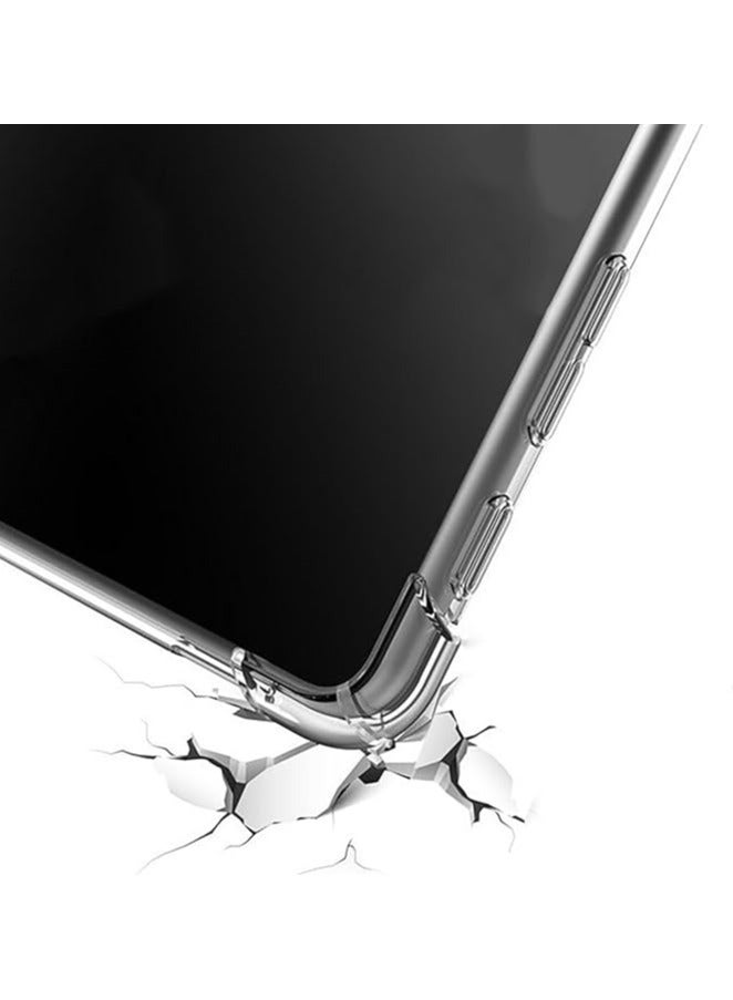 Green Tiger Frosted Clear Case Compatible with Honor Pad 9 12.1 inch, Shockproof Impact Resistant Flexible Cover, Anti-Scratch Transparent Frosted Clear TPU Protective Shell with Pencil Holder - Image 2