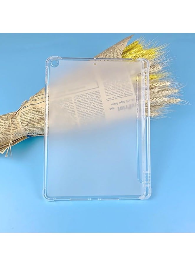 Green Tiger Frosted Clear Case Compatible with Honor Pad 9 12.1 inch, Shockproof Impact Resistant Flexible Cover, Anti-Scratch Transparent Frosted Clear TPU Protective Shell with Pencil Holder - Image 5