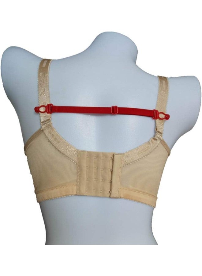klarako Racerback Bra Clip 6pcs Elastic Bra Strap Holder Clip Adjustable Concealing Non Slip Bra Buckle Extender for Women Girls Ladies Bra Strap Holder - Image 2