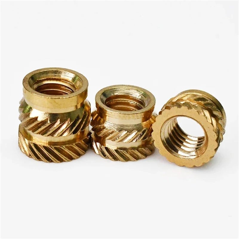 Brass Heat Insert Nut for 3D Printer Double Twilled Hot Melt Injection Threaded Inserts Nuts M1.6 M2 M2.5 M3 M4 M5 M6 M8 M10 for 3D Printing Parts(Length 12mm,M2(OD3.2mm) 500Pcs) - Image 5
