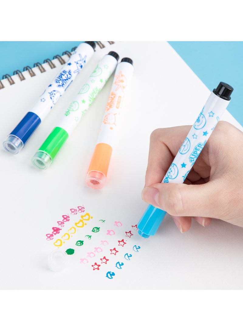 ديلي قلم لباد الطوابع EC10904 - مجموعة متنوعة من 12 لونًا - Image 4