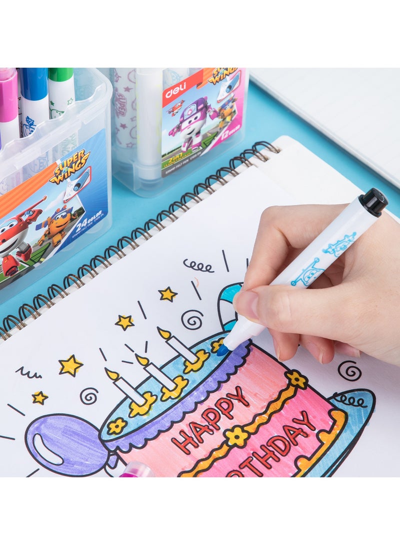 ديلي قلم لباد الطوابع EC10904 - مجموعة متنوعة من 12 لونًا - Image 5