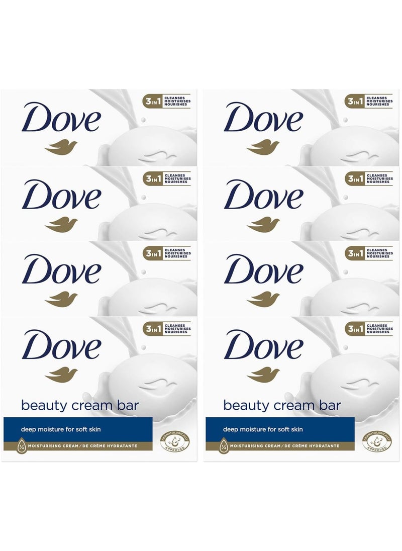 Dove Original Beauty Cream Bar 3 in 1 – 8x100g  - Image 1