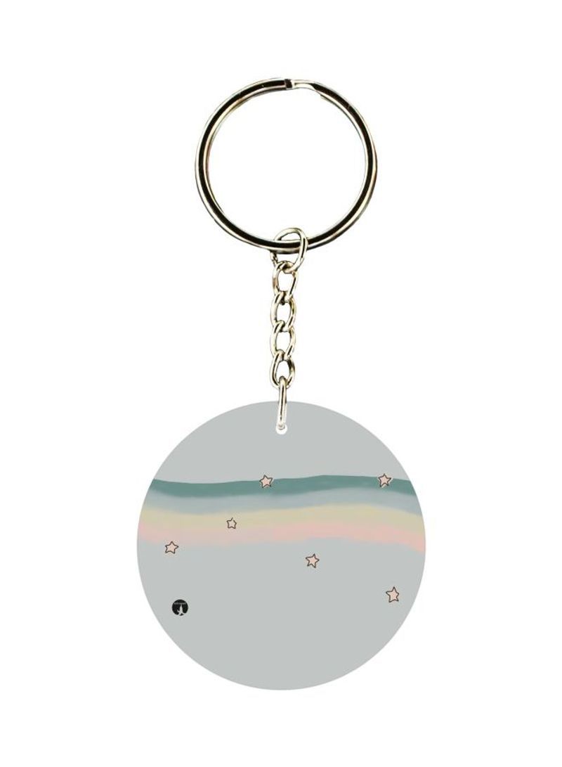 RKN Star Printed Keychain