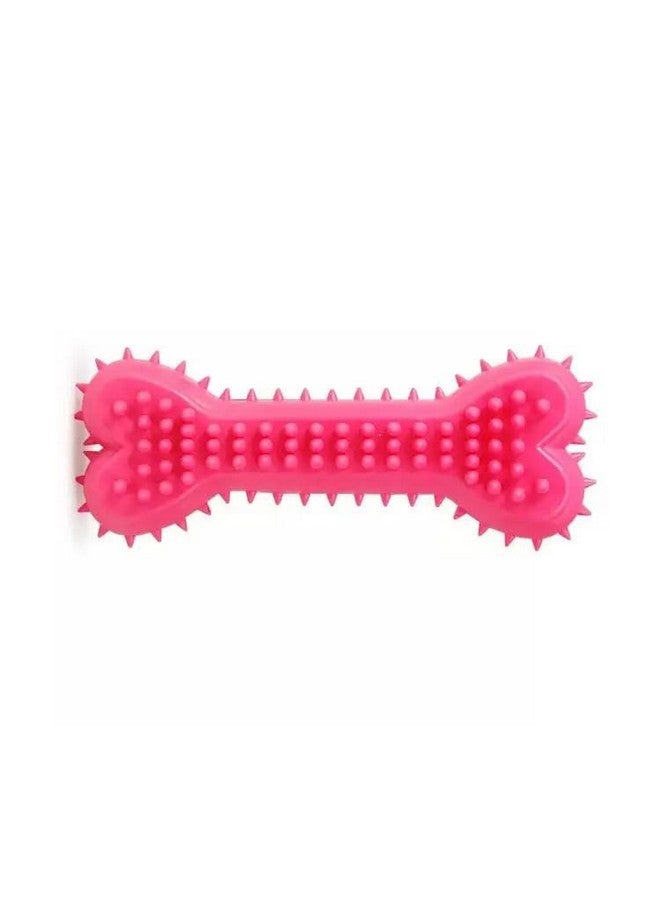 Pets Empire Puppy Teething Chew Toys For Small Dog, Puppy Teething Spike Bone Cute Rubber Toy Interactive Chewers Pack Of 2 (Color May Very) - Image 3
