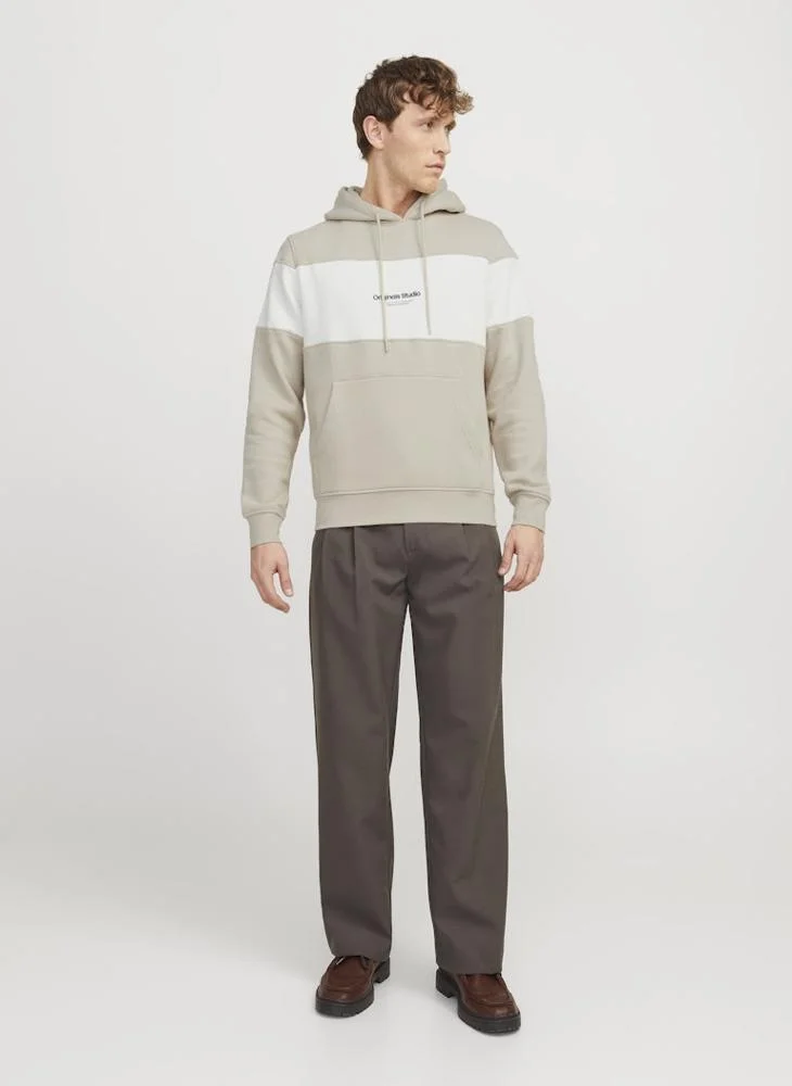 JACK & JONES Jorvesterbro Block Drawstring Hoodie