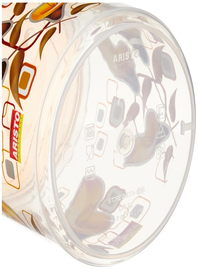 Aristo Plastic Store Queen Air-Tight Storage Container Set Of 3,Tranparent, 1400 ml, Transparent - Image 5