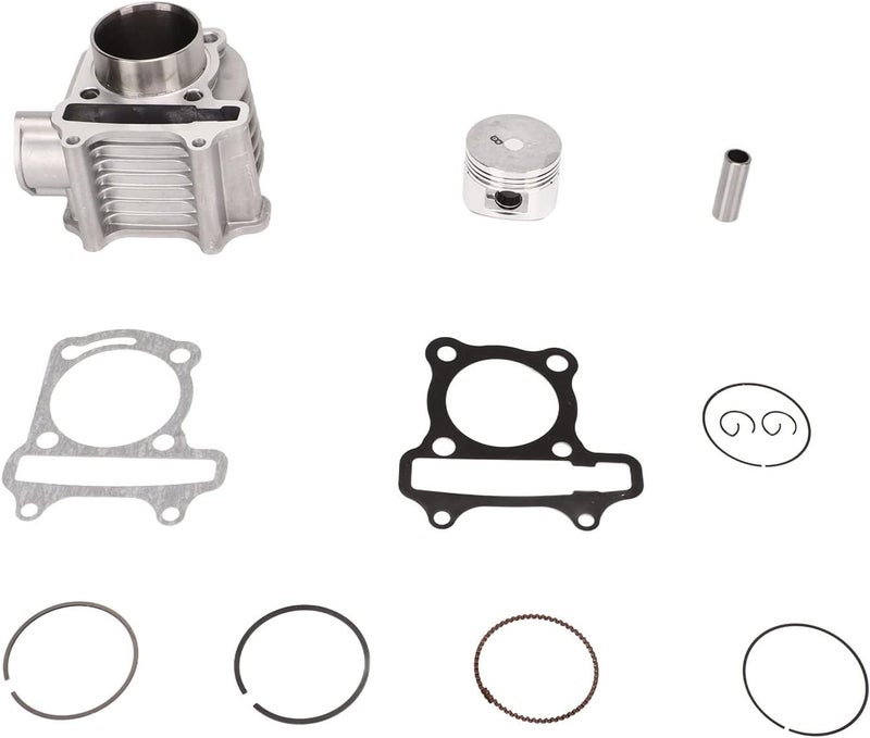 Cylinder Assembly Kit with Piston Gaskets, Aluminum Alloy Cylinder Piston Kit, Performance Cylinder Repair Kit for GY6 4Stroke 125cc Scooter ATV - Image 5