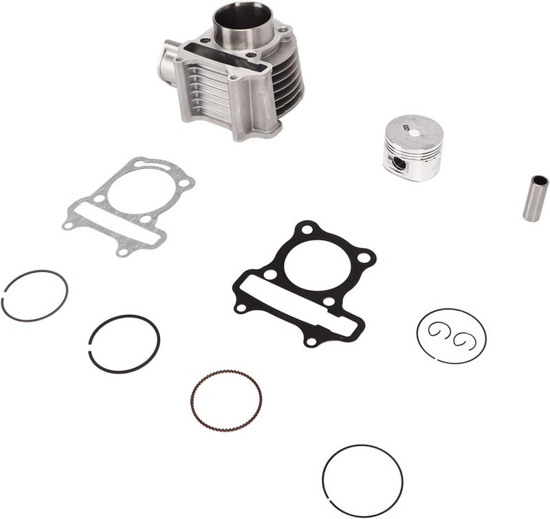 Cylinder Assembly Kit with Piston Gaskets, Aluminum Alloy Cylinder Piston Kit, Performance Cylinder Repair Kit for GY6 4Stroke 125cc Scooter ATV - Image 3