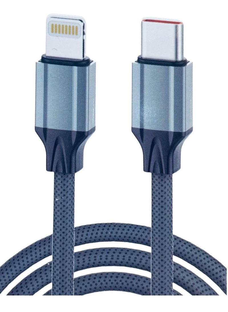 Lucky Sky - USB C to Lightning-Cable 1Meter Support Power Delivery Fast Charging USB C i Phone Charger Cable Compatible. - Image 1