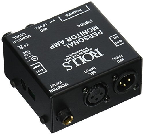 Rolls PM50s Personal Monitor Amplifier , Black - Image 2